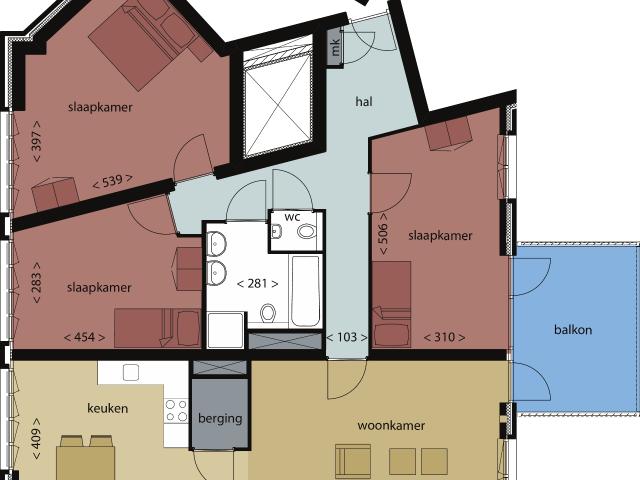 appartement in Breda, Terheijdenstraat