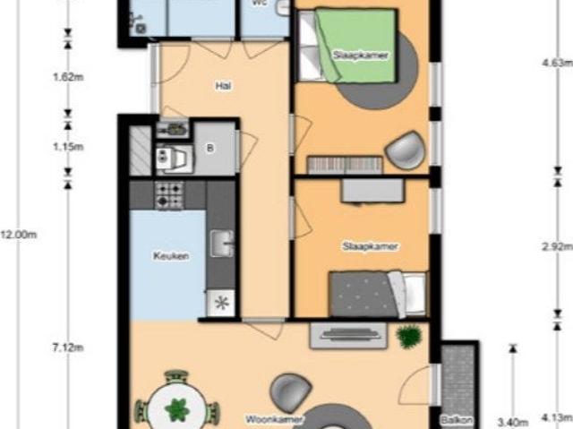appartement in Den Bosch, Statenlaan