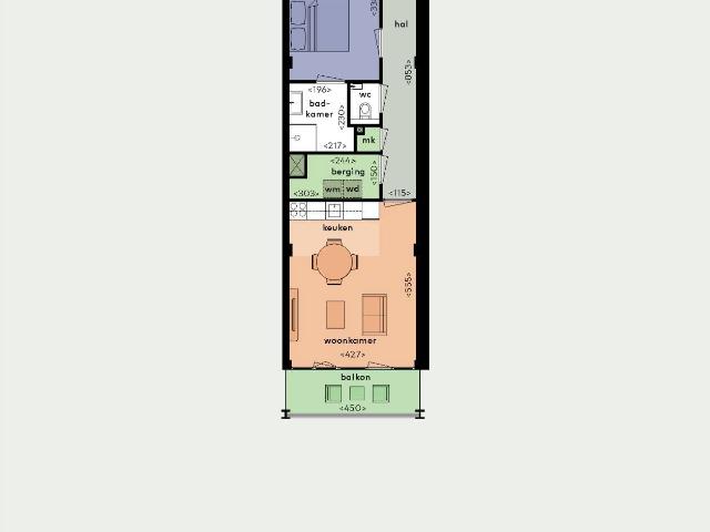 appartement in Den Haag, Melkwegstraat