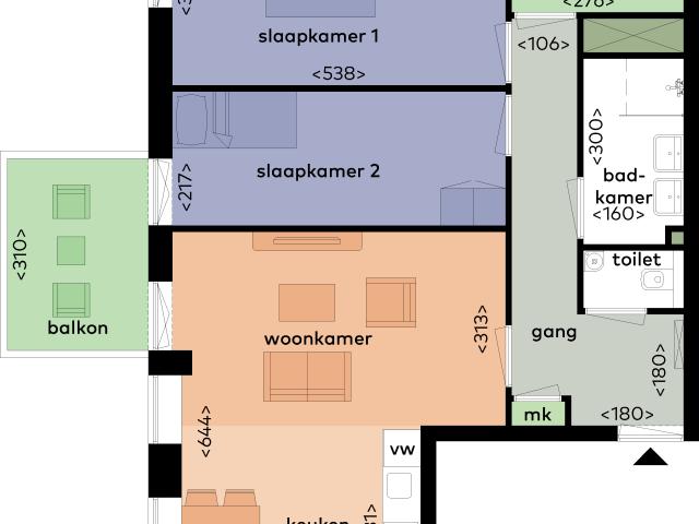 Appartement in Diemen