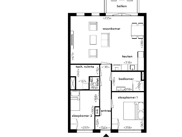 appartement in Gouda, Jozefhof