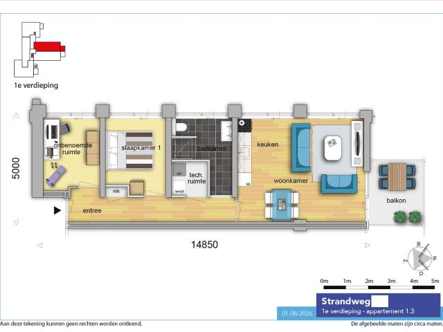 appartement in Hoek van Holland, Strandweg