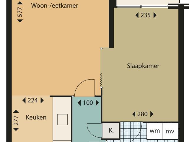 appartement in Rijswijk, Hilvoordestraat