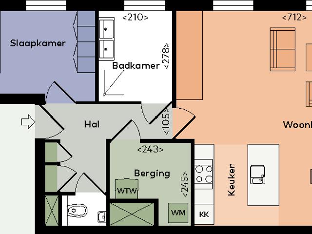 Appartement in Rotterdam