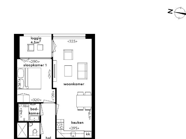 appartement in Rotterdam, Grote Beer