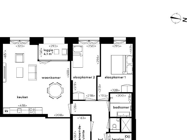 appartement in Rotterdam, Grote Beer
