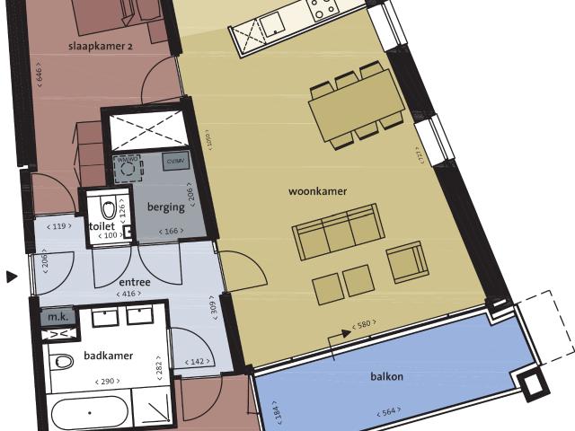 appartement in Rotterdam, Ien Daleshof