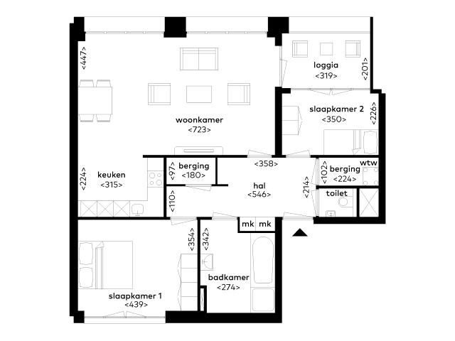 appartement in Rotterdam, Maashavenkade