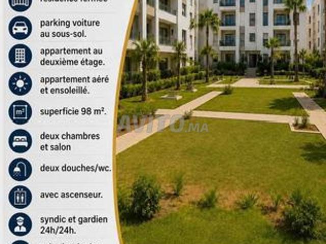 Appartement Islane Hy Mohammadi Agadir 98 m2