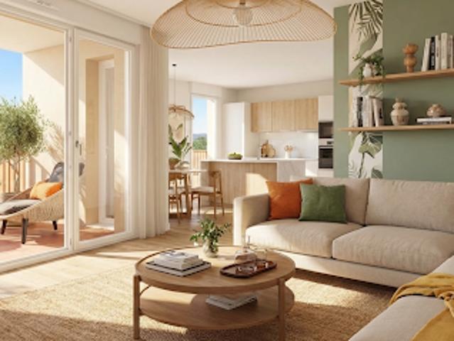 Appartement Istres 2 pièces Istres au coeur d'un espace boisé classé