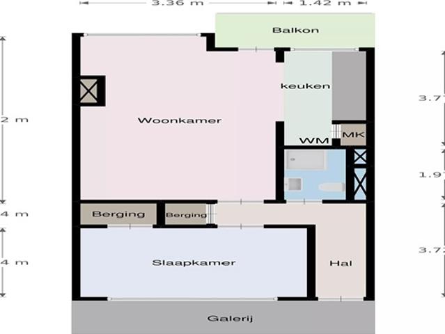 Appartement Koningsplein in Maastricht