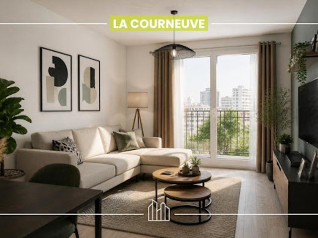 Appartement La Courneuve 4 pièces RÉSIDENCE GARCIA PROX COMMERCES