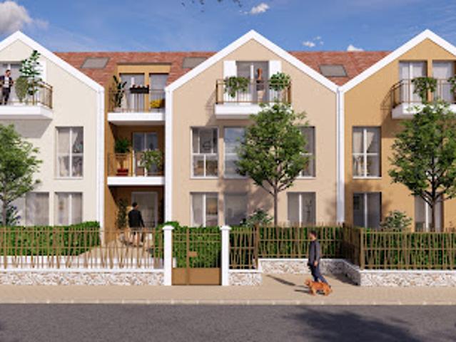 Appartement Le Plessis Belleville 3 pièces CARRÉ BOISÉ