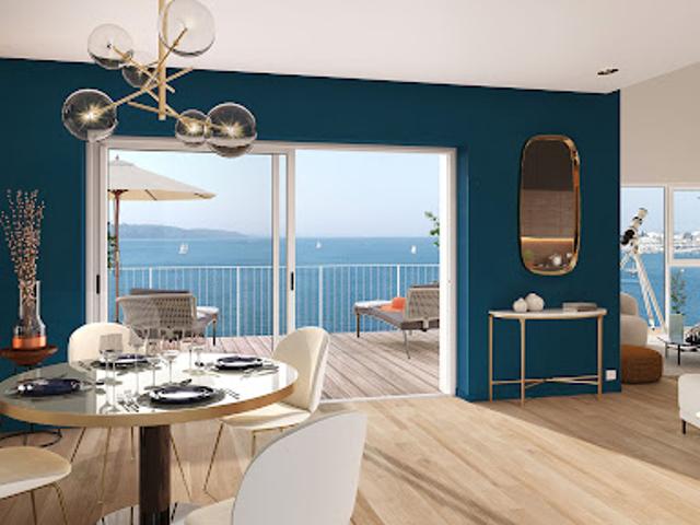 Appartement Le Relecq Kerhuon 2 pièces Le Relecq Kerhuon vue sur la Rade de Brest