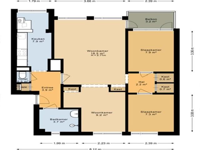 Appartement Leenhofstraat in Amsterdam