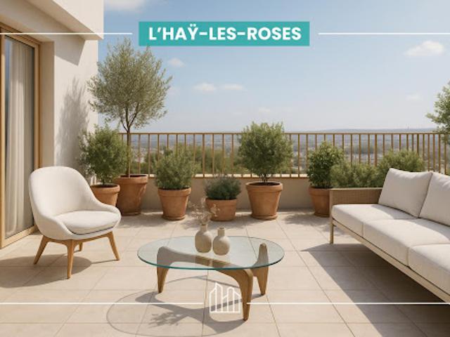 Appartement L'hay les roses 3 pièces COEUR DE VILLE PROX COMMERCES