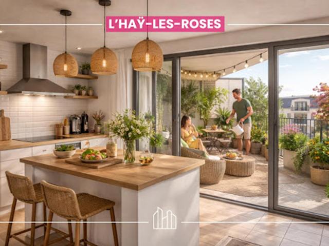 Appartement L'hay les roses 3 pièces RÉSIDENCE DUPONT LIVRAISON IMMÉDIATE