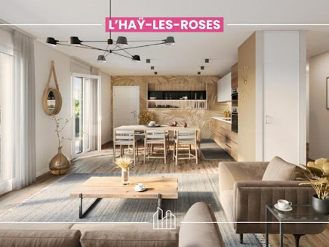Appartement L'hay les roses 3 pièces RÉSIDENCE JULES PROX COMMERCES