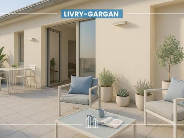 Appartement Livry Gargan 2 pièces QUARTIER JACOB PROX COMMERCES