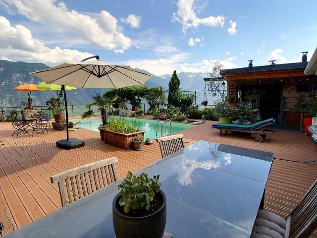 Appartement loft Avec vue imprenable sur les montagnes et la plaine du Rhône | dreamo. Ch