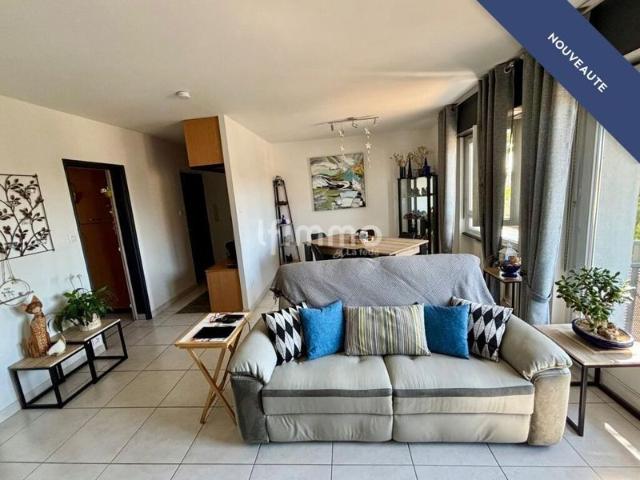 Appartement loué T3 avec balcon, cave, loggia et parking