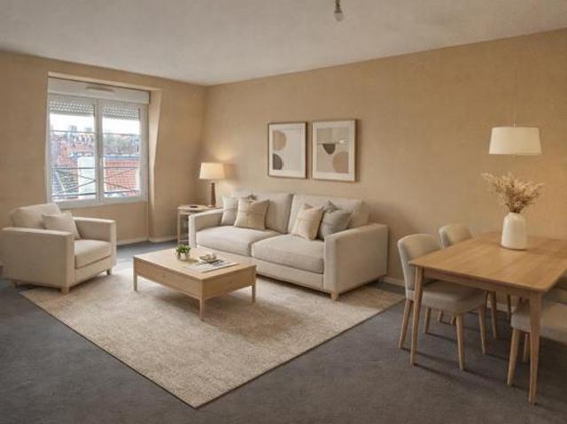 Appartement lumineux 70 m2 3 pièces Garage