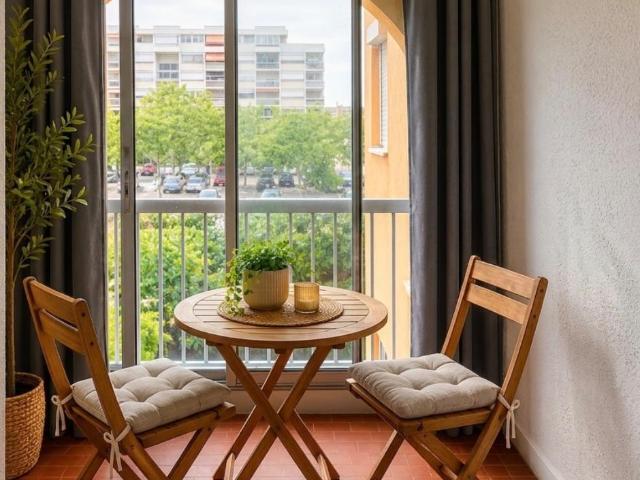 Appartement lumineux avec balcon à louer à Pérols