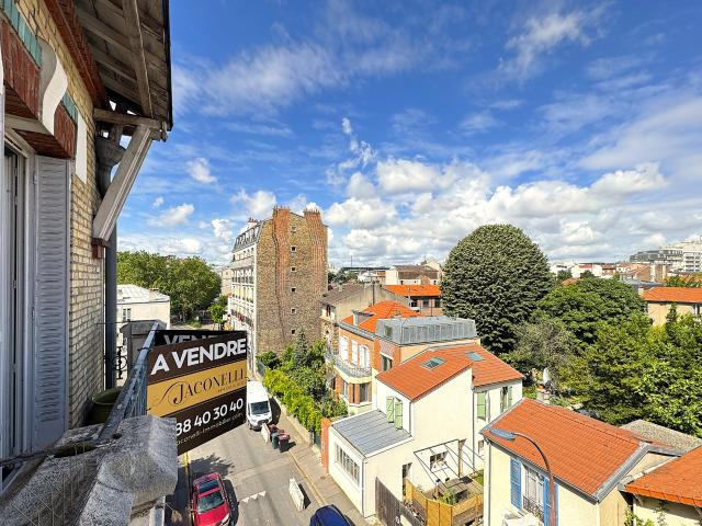 Appartement lumineux et ensoleillé en étage élevé et traversant