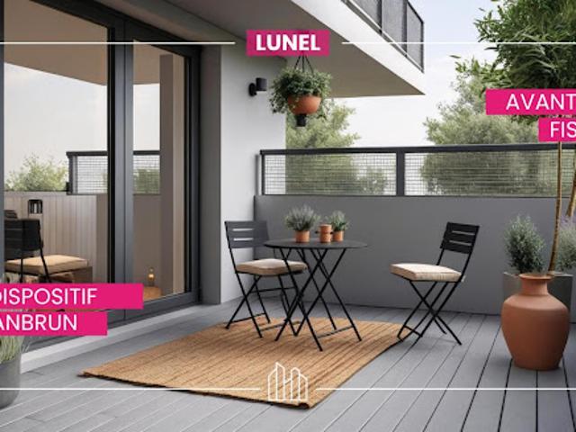 Appartement Lunel 3 pièces RÉSIDENCE ROSALINE PROX PLAGES
