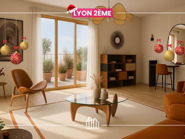 Appartement Lyon 2ème 3 pièces LA CONFLUENCE PROXIMITÉ DE LA SUCRIÈRE