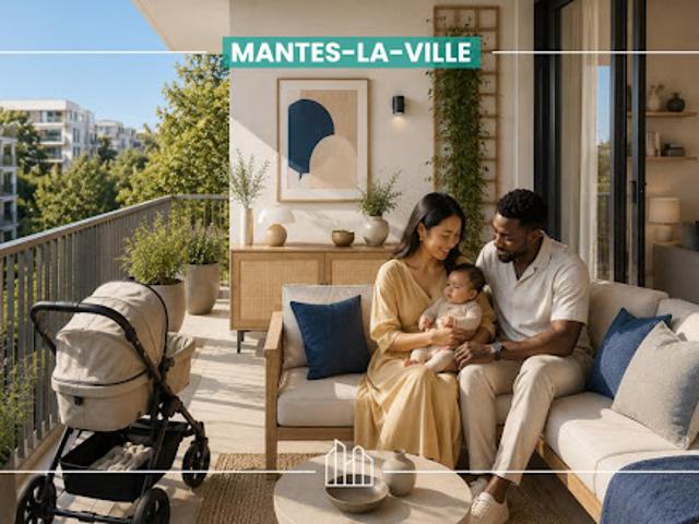 Appartement Mantes la Ville 3 pièces CLOS ZOÉ PROX PARCS