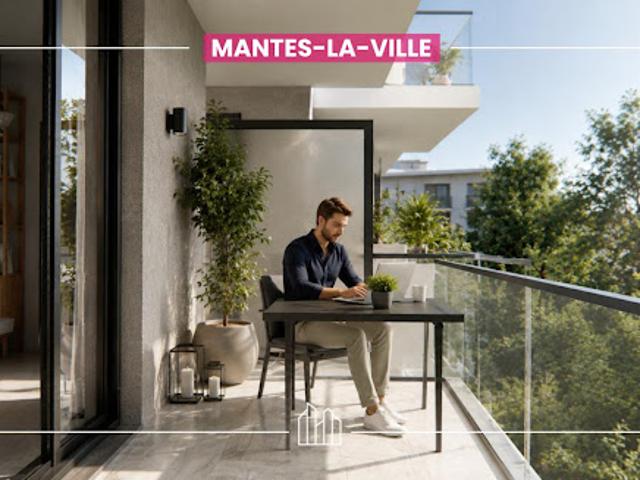 Appartement Mantes la Ville 2 pièces RÉSIDENCE LÉON PROCHE MAIRIE