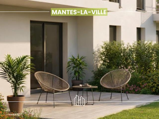 Appartement Mantes la Ville 2 pièces RESIDENCE FABIO PROX COMMODITÉS