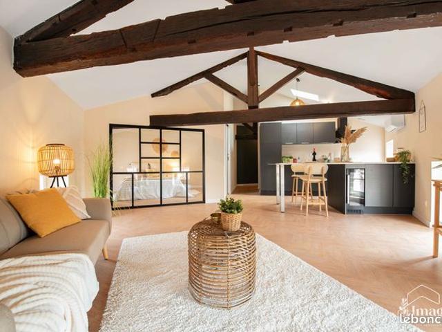 Appartement mansardé 2 pièces 47,34 m² Emplacement prestigieux centre historique ALBI UNESCO