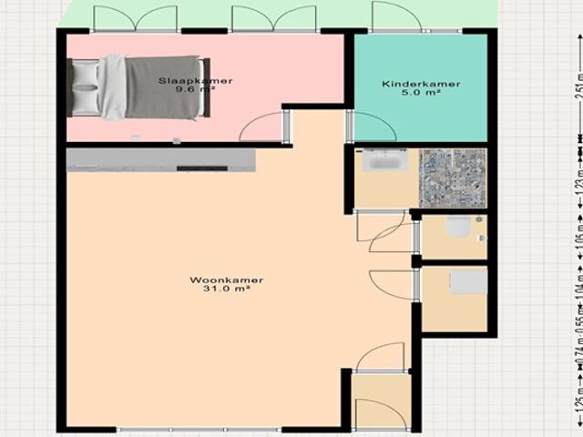 Appartement Magalhaensstraat in Amsterdam