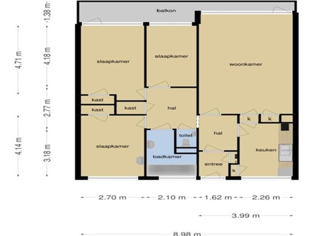 Appartement Malvert in Nijmegen