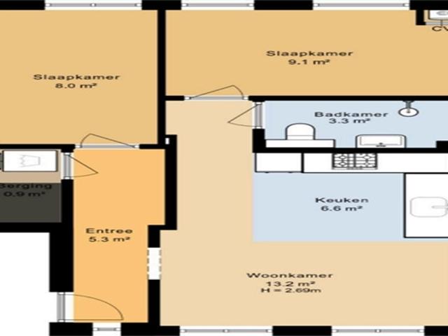 Appartement Marco Polostraat in Amsterdam