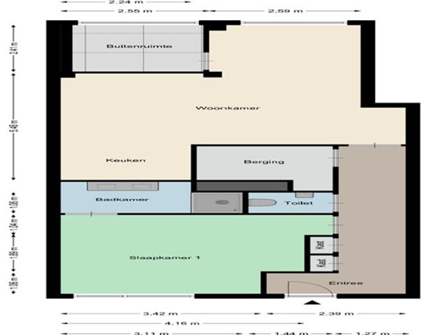 Appartement Markendaalseweg in Breda