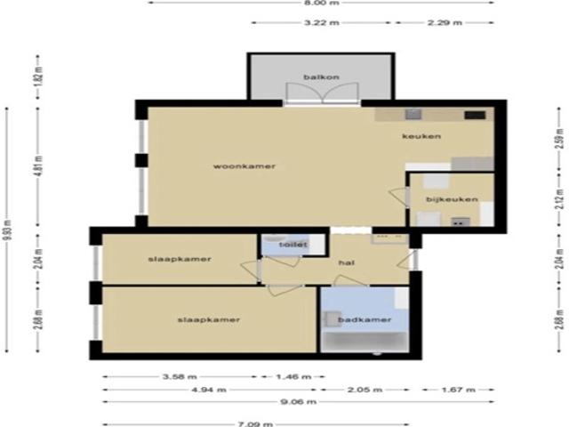 Appartement Mattenbiesstraat in Rotterdam