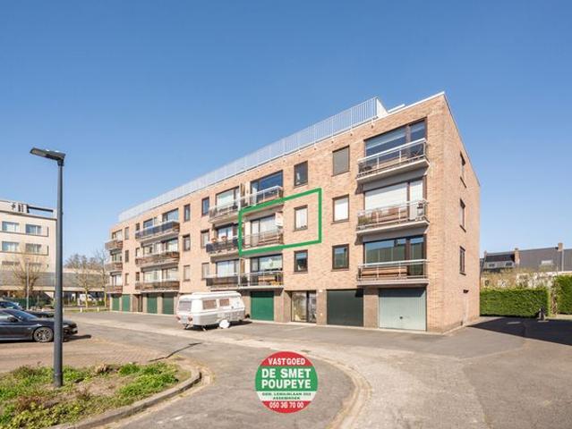 Appartement met 2 slaapkamers en garage te Assebroek