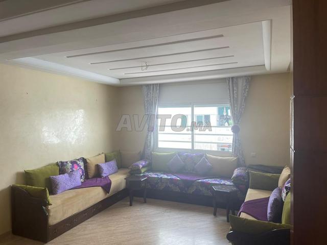 Appartement meublé 3 ch & salon rue Al Forât Maarif