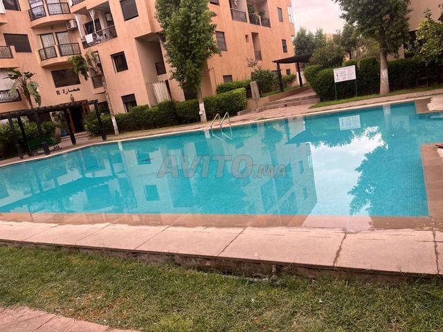 Appartement meublé 3 chambres avec piscine