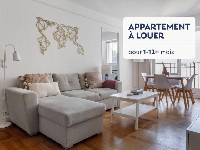 Appartement meublé 3 pièces 59 m²