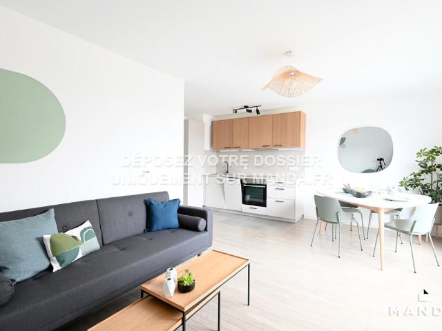 Appartement meublé 3 pièces 59 m²