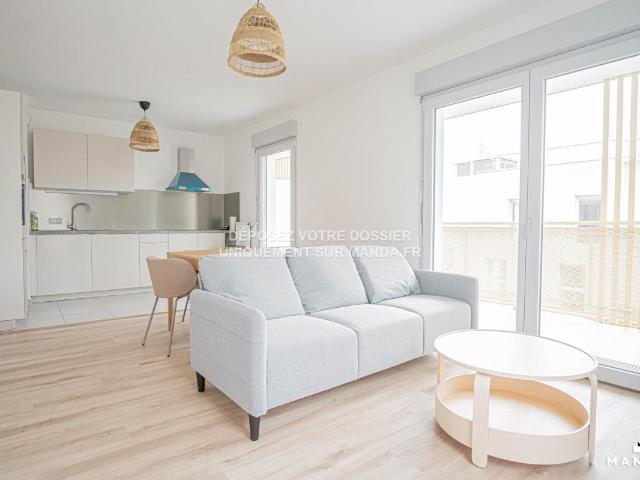 Appartement meublé 3 pièces 59 m²