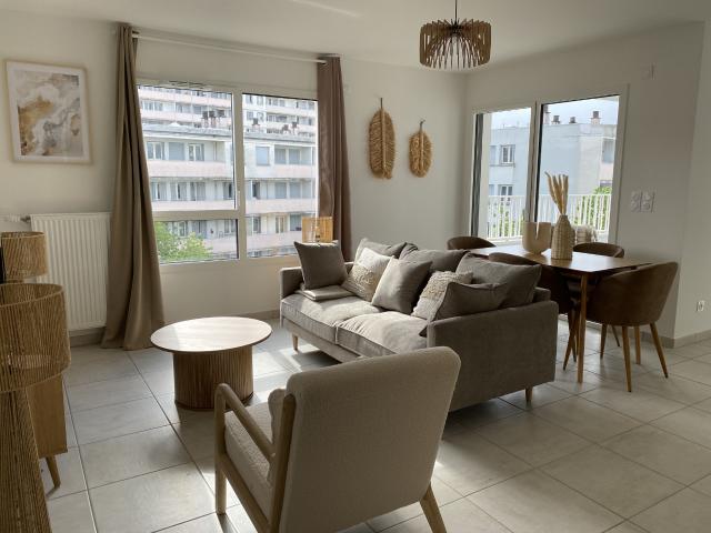 Appartement meublé 3 pièces 64 m²