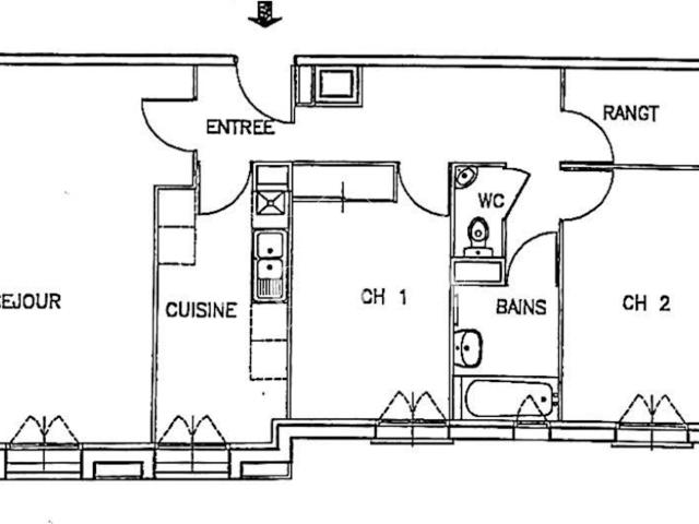 Appartement meublé 3 pièces 70 m²