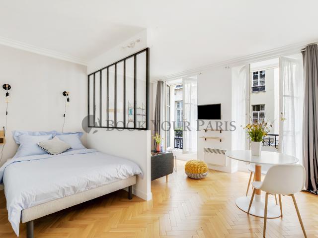 appartement meublé 1 chambre, 29m² paris 2ème 1550€