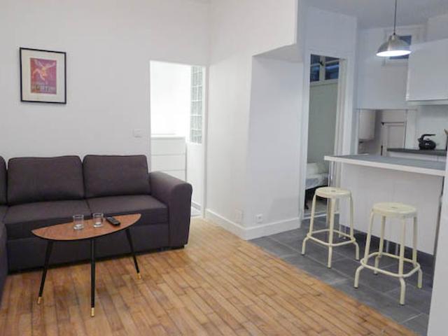 appartement meublé 1 chambre, 30m² paris 10ème 1250€ cc