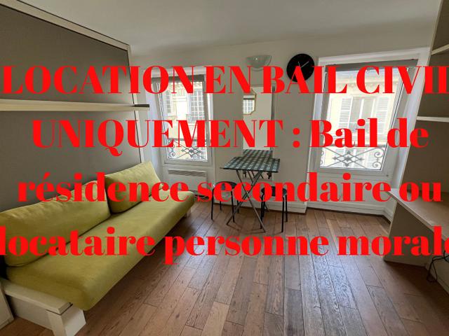 Appartement meublé 1 pièce
